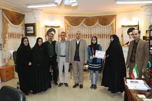 تجلیل از نابغه گیلانی تکواندوی دختران جهان