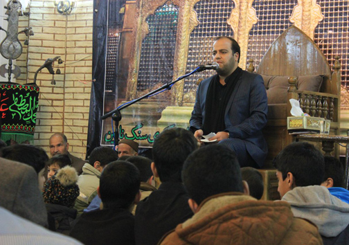 نایین همزمان با سالروز شهادت امام حسن عسکری(ع) غرق در ماتم شد +تصاویر