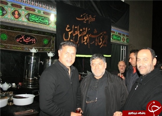 عکس/ چهره&zwnj;های مطرح فوتبال در عزاداری امام حسن عسگری(ع)