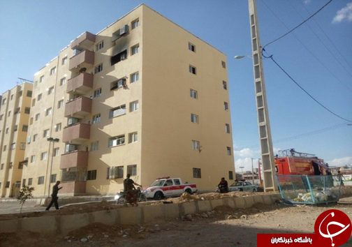 بی احتیاطی، منزل مسکونی را به آتش کشید