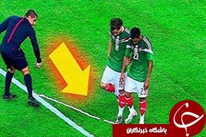 ماجرای خنده دار داور و اسپری داوری + فیلم
