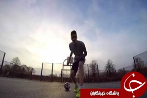 حرکات نمایشی جالب با توپ طنابی + فیلم