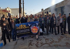 آئين استقبال از كاروان زائران حضرت علی بن موسی الرضا (ع)