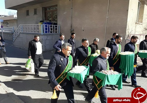 حضور خادمان مسجد جمکران در بیمارستان قدس