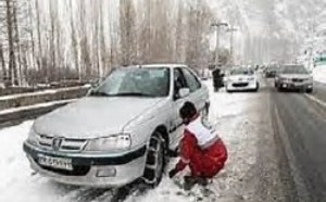 تردد در مناطق کوهستانی گلستان با زنجیر چرخ