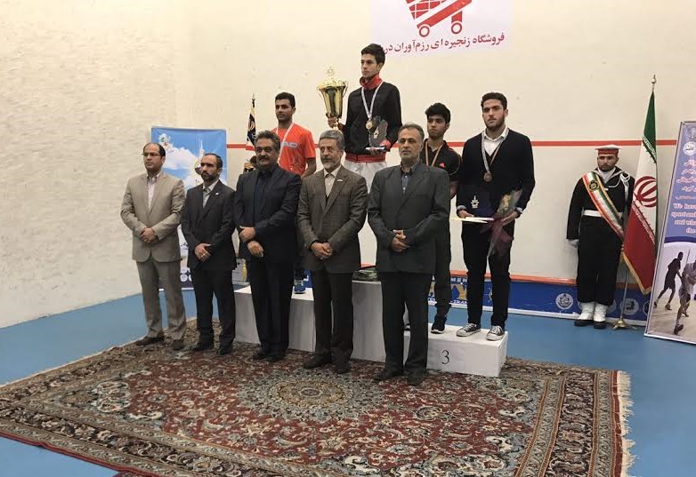 نماینده فرانسه قهرمان مسابقات بين المللی اسکواش شد