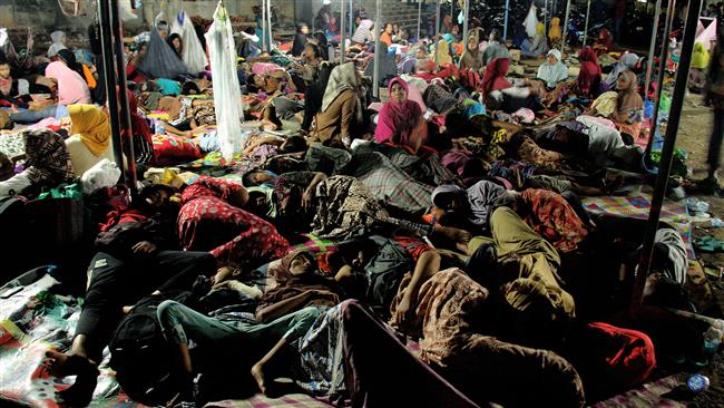 آوارگان زلزله اندونزی به 45 هزار نفر رسید