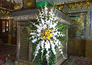 گلباران آرامگاه سومین شهید محراب در شیراز