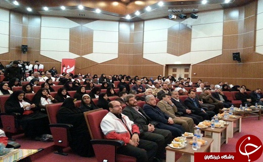 تجلیل از داوطلبان جمعیت هلال احمر