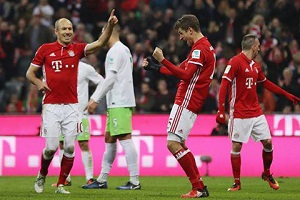 خلاصه بازی بایرن مونیخ 5-0 وولفسبورگ+فیلم