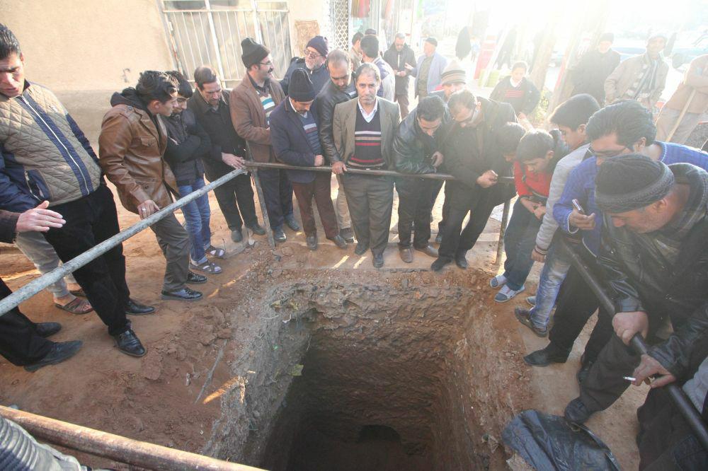 کشف گور قدیمی در تبریز+تصاویر