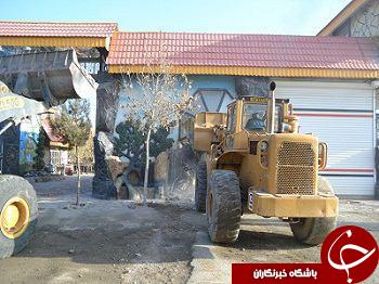 قلع و قمع یک باب باغ تالار غیرمجاز در مشهد+تصاویر قلع و قمع یک باب باغ تالار غیرمجاز در مشهد+تصاویر