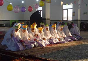 برگزاری آئین جشن تکلیف هزار دانش آموز محمودآبادی
