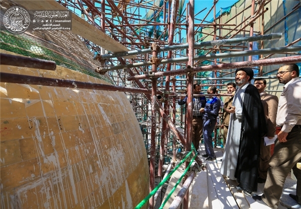 جدیدترین تصاویر از آخرین وضعیت حرم مطهر علوی در آستانه رونمایی