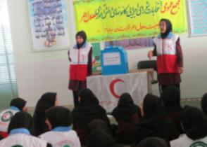 برگزاری مجمع عمومی انتخابات شورای دانش آموزی هلال احمر