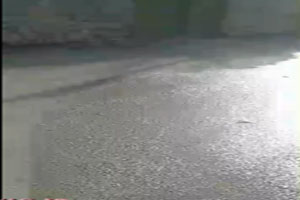 هدر رفتن آب در روستای دشت رزم + فیلم