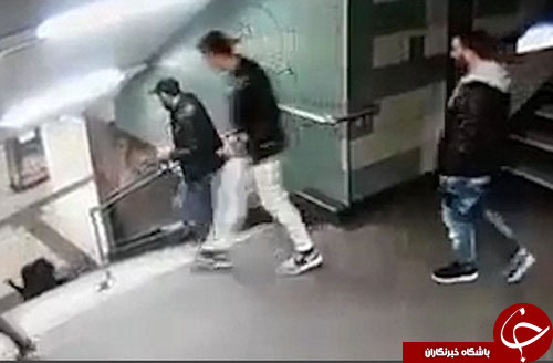 بازداشت ضارب دختر جوان در مترو برلین+ تصاویر