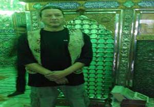 حضور گردشگر نیوزیلندی در امامزاده قاسم (ع) بابل