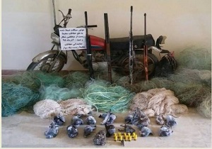 دستگیری 6 شکارچی و صیاد غیرمجاز در شهرستان بیله سوار