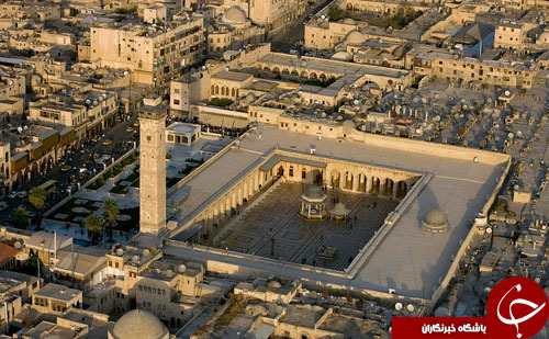 مسجد بزرگ اموی حلب پیش و پس از آزادسازی+ تصاویر