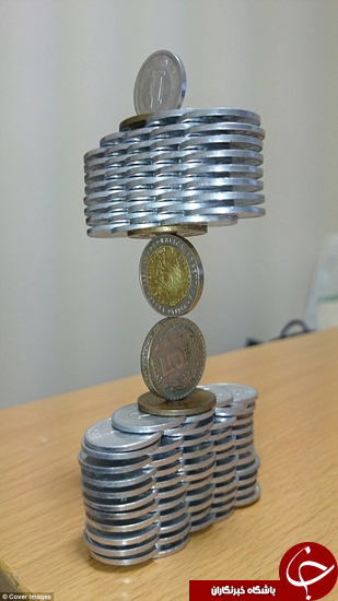 کارهای خارق&zwnj;العاده با سکه +تصاویر