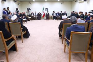قرائت بیانات رهبر انقلاب در اجلاسیه 4 هزار شهید گلستان