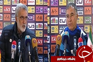 کنفرانس خبری مربیان بعد ازبازی سایپا _ پیکان + فیلم
