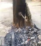 وضعیت نامناسب گازکشی مسجد سلیمان + فیلم