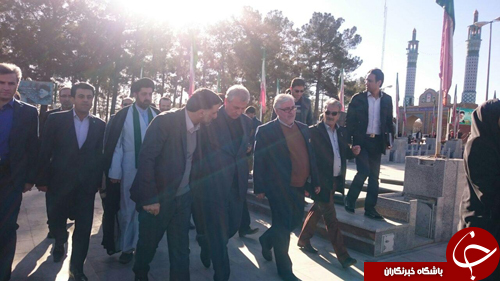 وزیر تعاون وارد کاشان شد