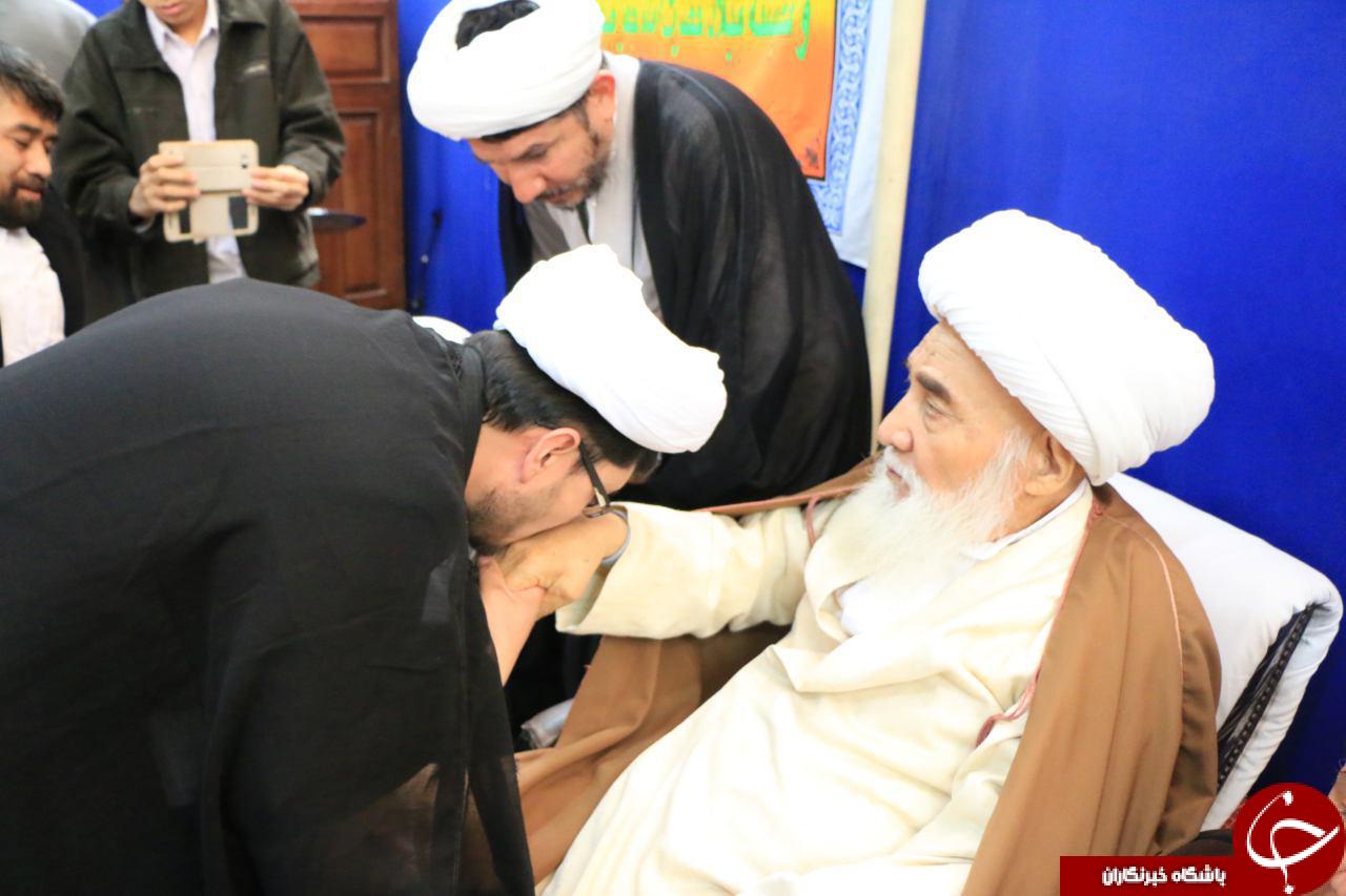 برگزاری جشن میلاد پیامبر اسلام(ص) همراه با عمامه&zwnj;گذاری طلاب افغانستانی + عکس