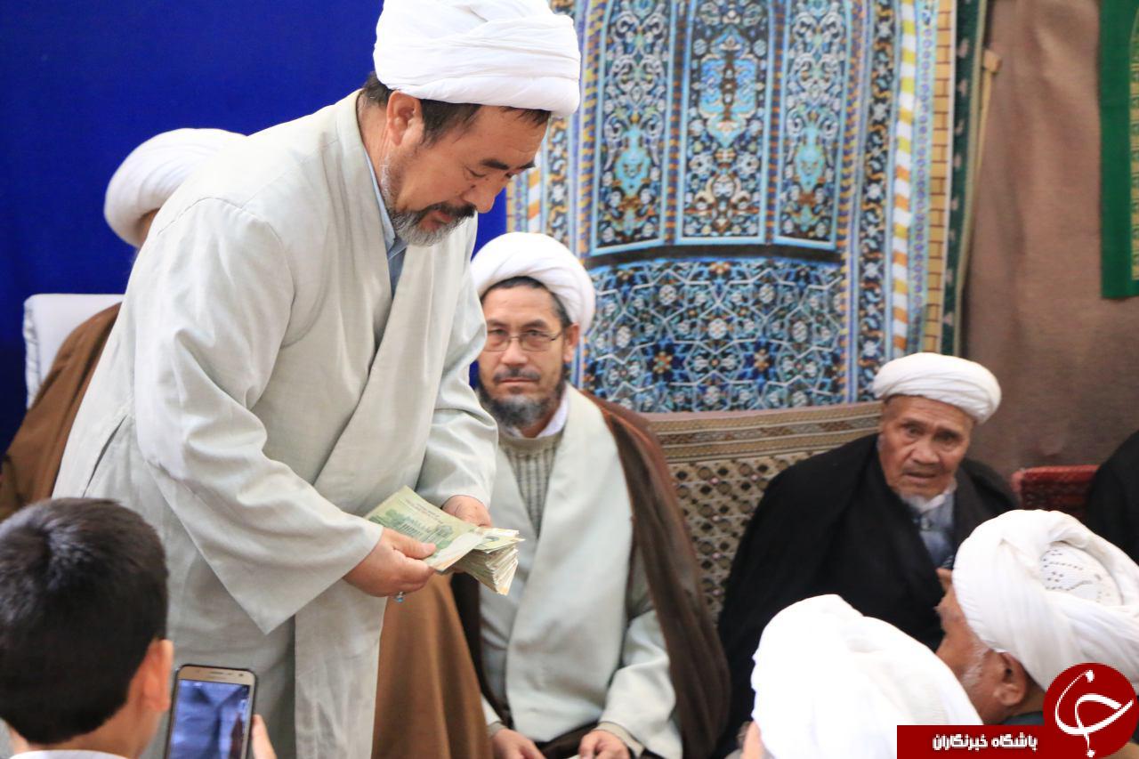 برگزاری جشن میلاد پیامبر اسلام(ص) همراه با عمامه&zwnj;گذاری طلاب افغانستانی + عکس