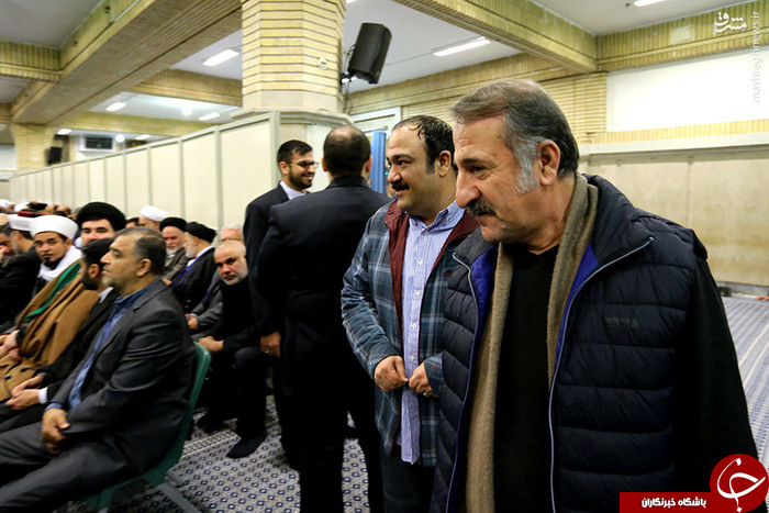 عکس/ مهران غفوریان و مهران رجبی در دیدار امروز رهبر انقلاب
