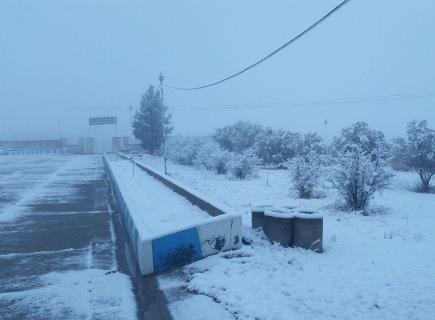آغاز بارش برف در گلستان