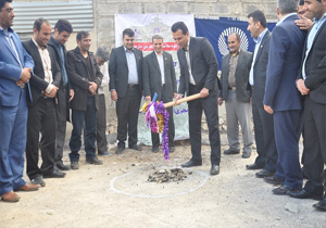 کلنگ زنی خانه بهداشت حیدرآباد لوداب