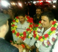 استقبال از مدال آوران لنگرودی