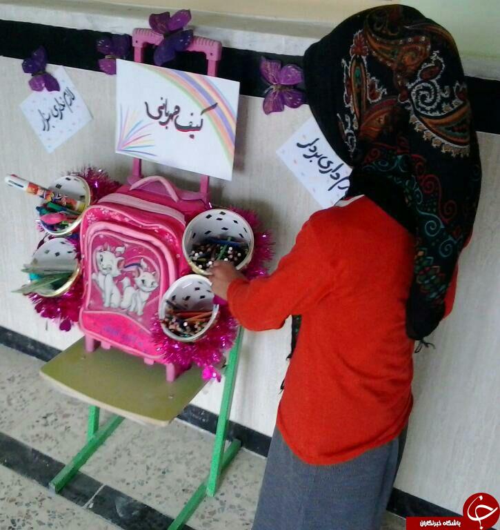 افتتاح &laquo;کیف مهربانی&raquo; در روستای کوه قلعه + تصاویر