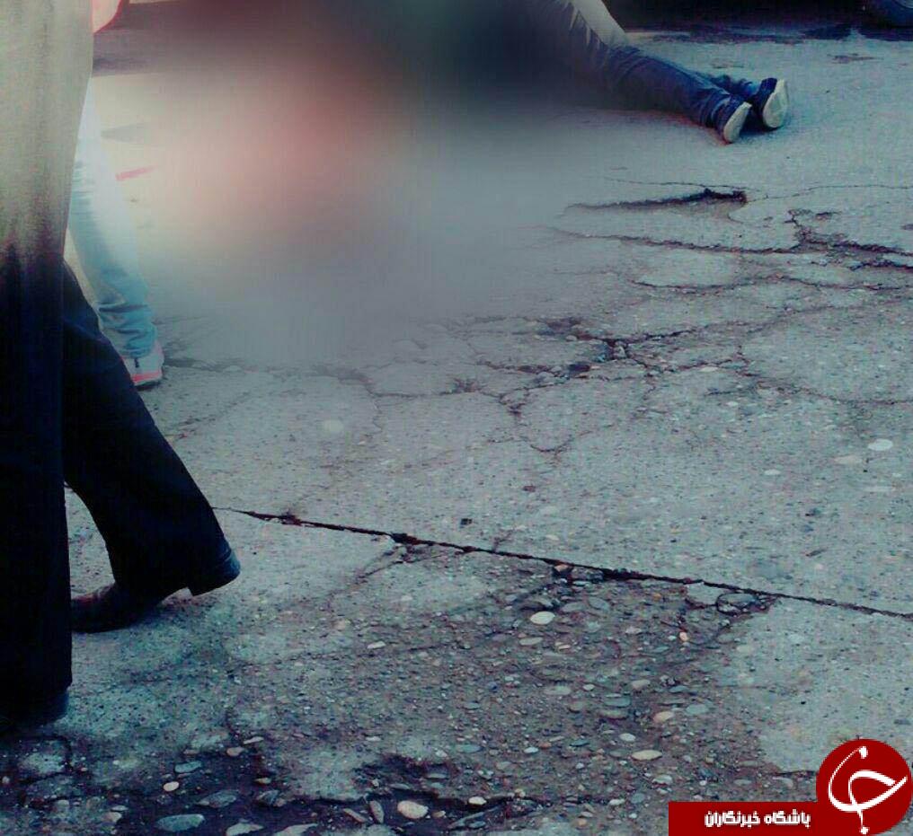 قتل برادر زن مقابل دادگستری بابل+ تصاویر