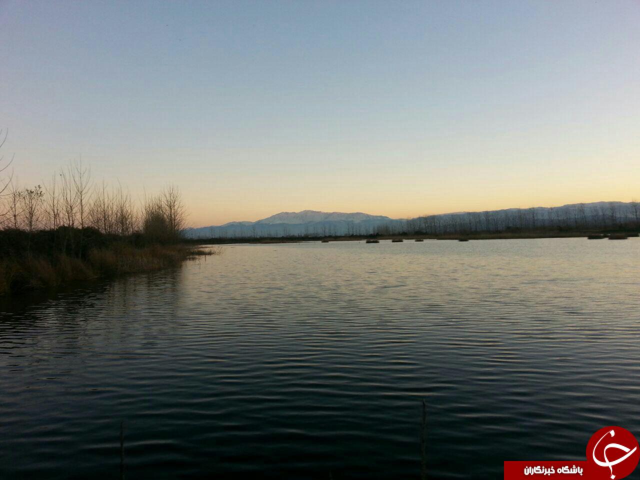تصاویری زیبا از دریاچه روستای دشمنکرده