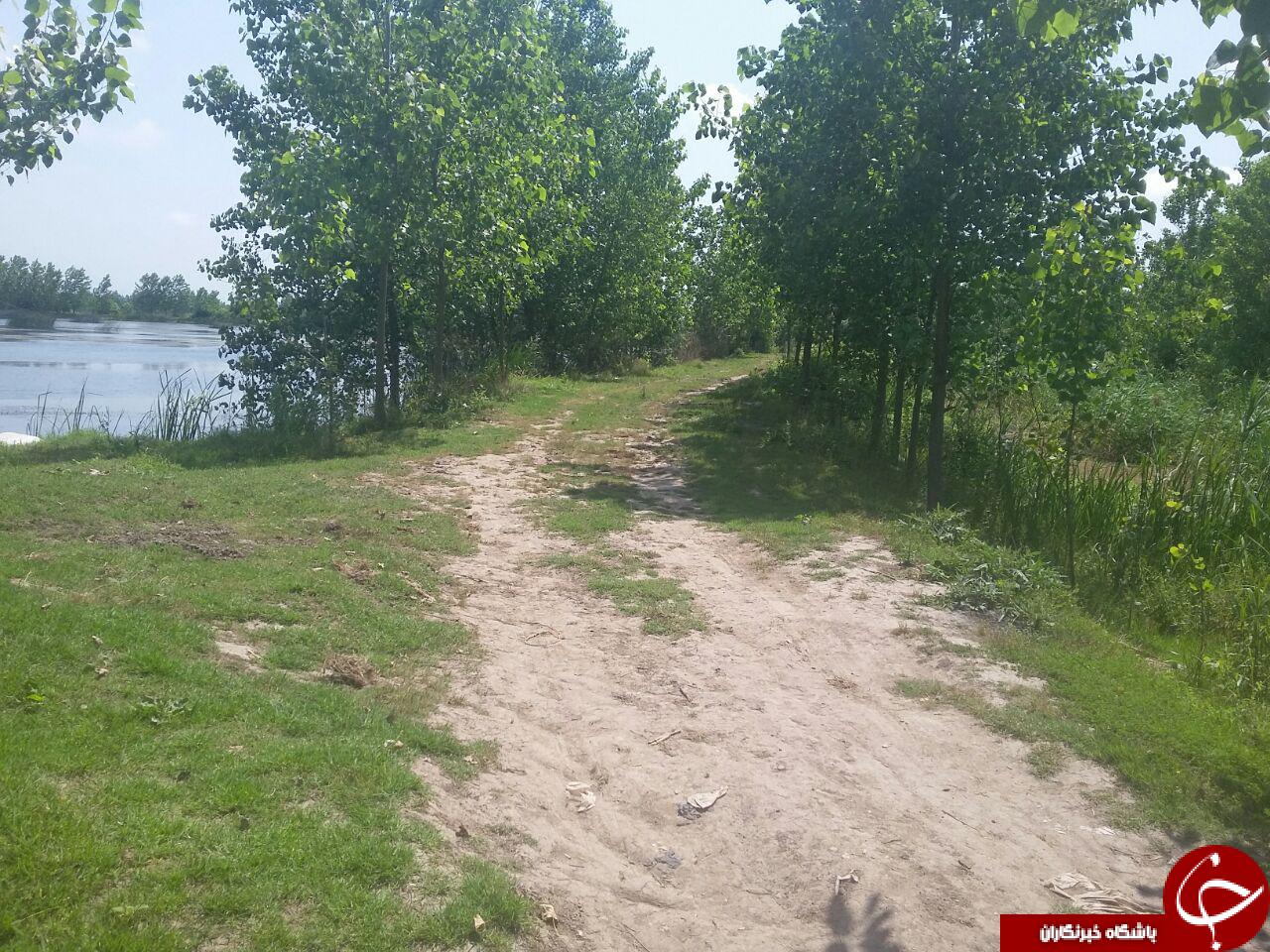 تصاویری زیبا از دریاچه روستای دشمنکرده