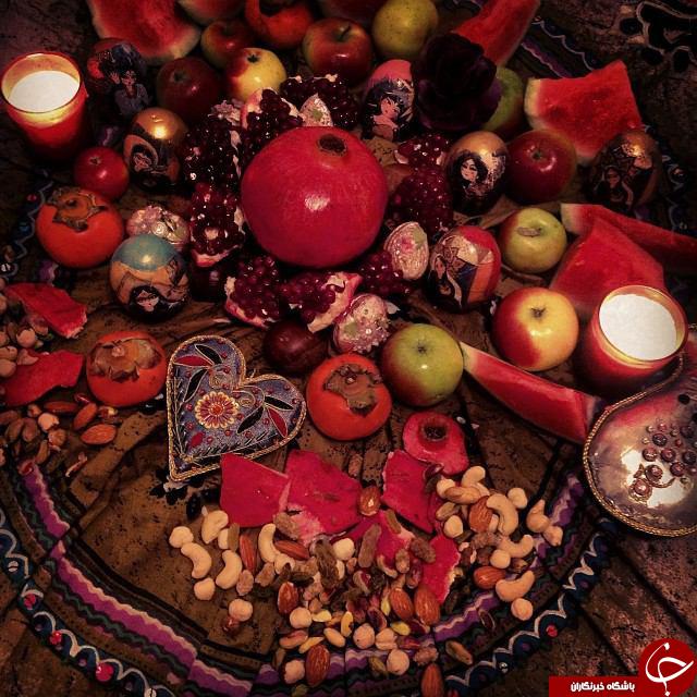 جدیدترین مدل های چیدمان سفره شب یلدا 95+تصاویر