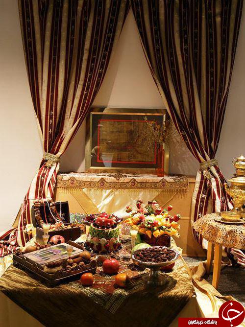 جدیدترین مدل های چیدمان سفره شب یلدا 95+تصاویر
