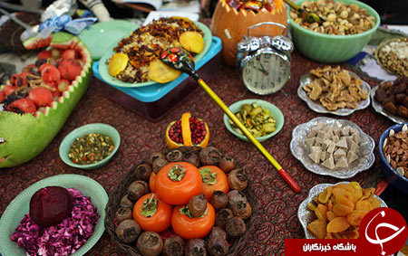 جدیدترین مدل های چیدمان سفره شب یلدا 95+تصاویر