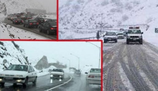 وجود مه غلیظ و سرما و یخبندان در برخی محورهای استان زنجان