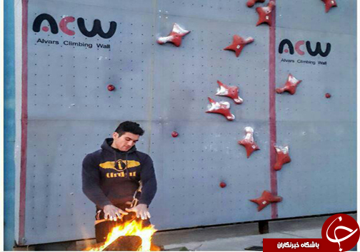 اعتراض قهرمانی سنگنوردی جهان به بی توجهی مسولان +عکس