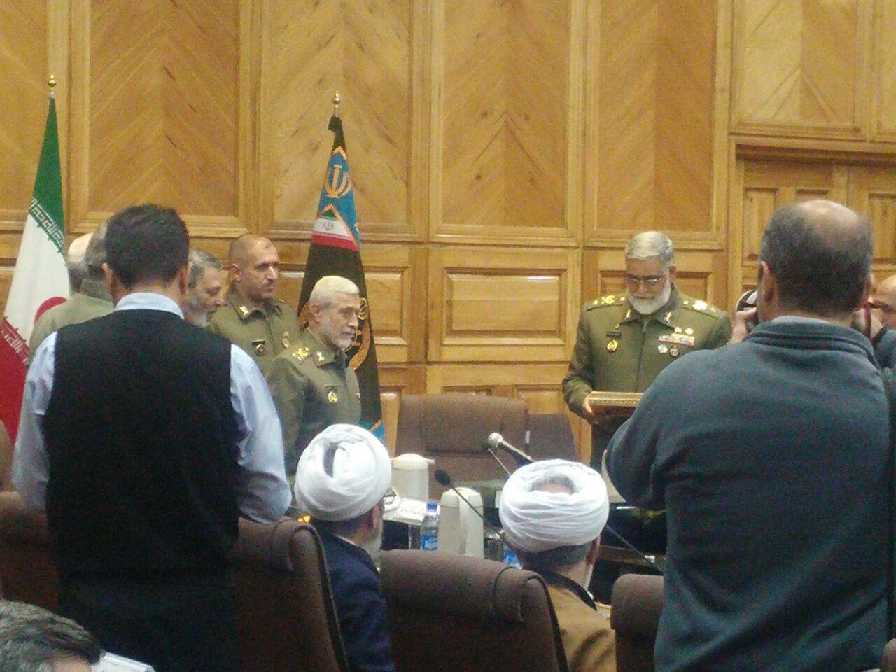 مراسم معارفه جانشین فرمانده کل ارتش آغاز شد