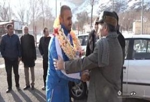 استقبال از قهرمان کیک بوکسینگ در ماکو