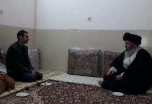 دیدار مدیر کل صداوسیما با امام جمعه موقت