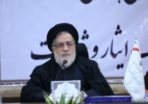 دیدار اعضای دبیرخانه توسعه فرهنگ ایثار و شهادت با آیت الله علوی گرگانی