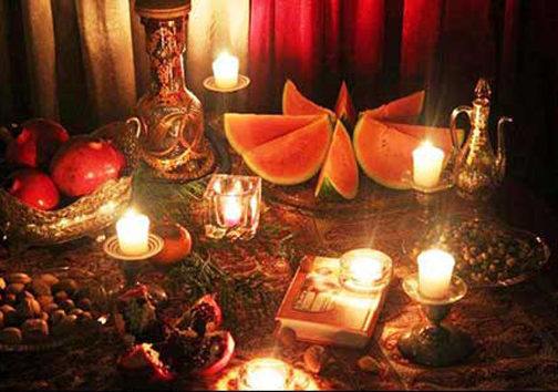 شب چله ایی برای عروس از رسومات اصیل اصفهانی ها