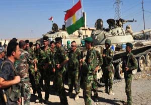 خط مقدم پیشمرگه و الحشدالشعبی در سنجار یکی شد